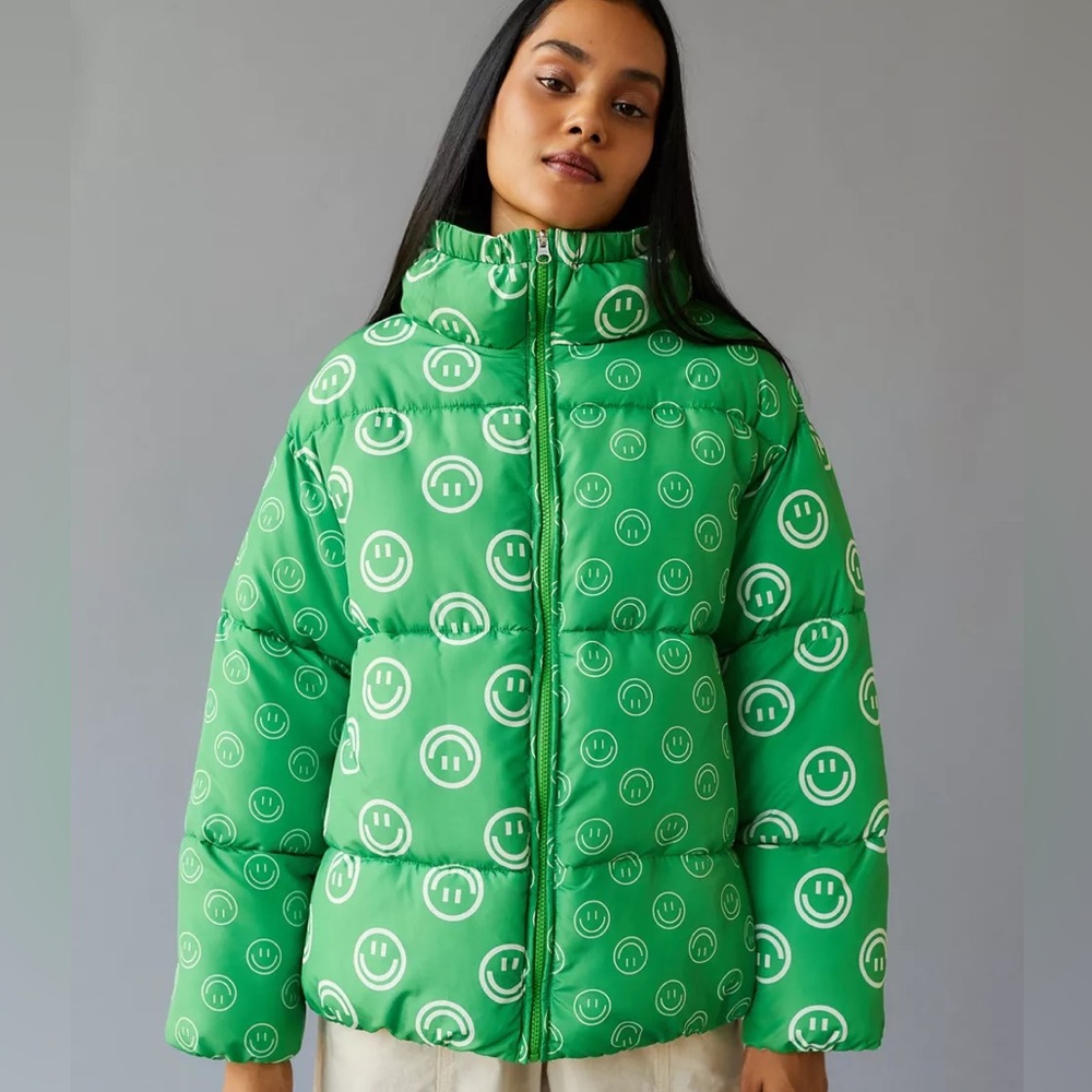 Native Youth Smile Print Jacket
